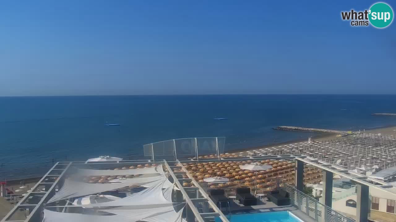 Caorle playa Ponente camera web – Hotel Marco Polo