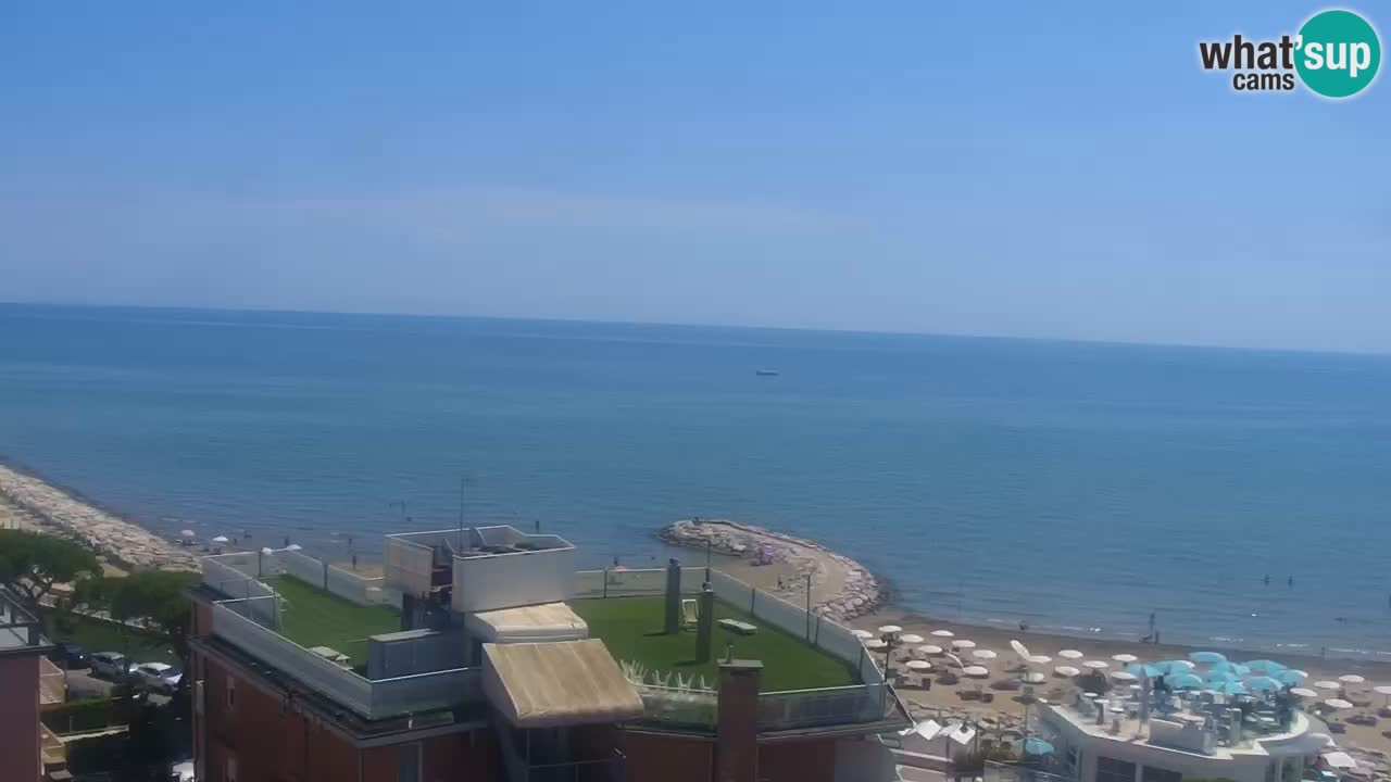 Caorle – Ponente beach webcam live