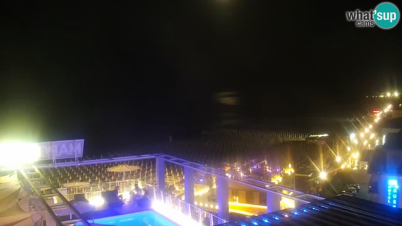 Caorle Plaža Ponente spletna kamera | Hotela Marco Polo
