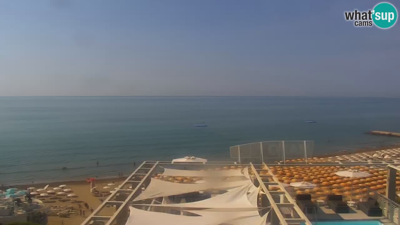 Caorle Plaža Ponente spletna kamera | Hotela Marco Polo