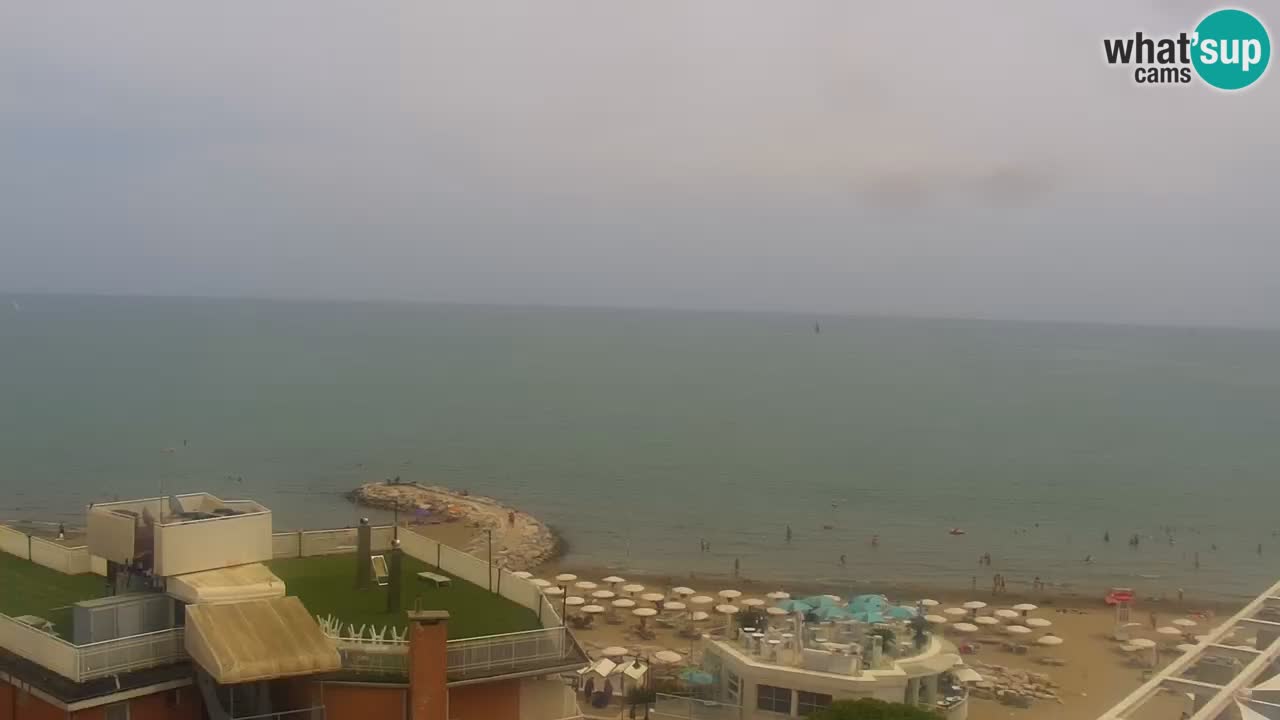 Caorle playa Ponente camera web – Hotel Marco Polo