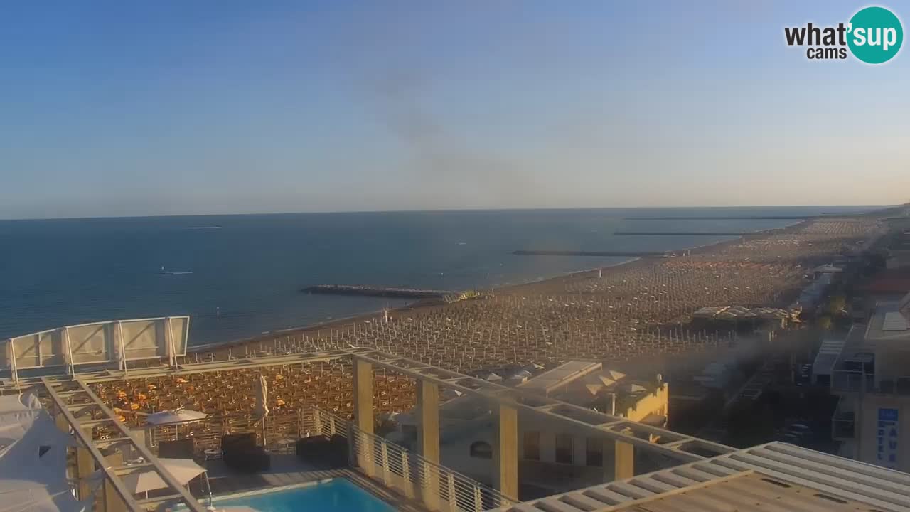 Caorle playa Ponente camera web – Hotel Marco Polo
