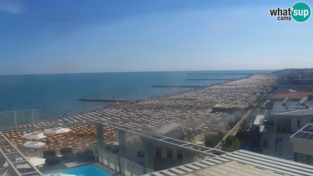 Caorle playa Ponente camera web – Hotel Marco Polo