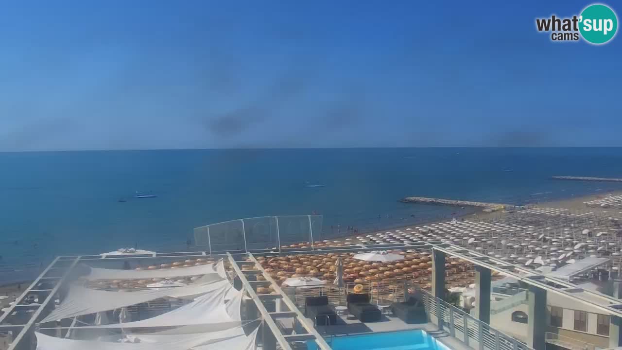 Webcam Spiaggia Ponente – Hotel Marco Polo – Caorle