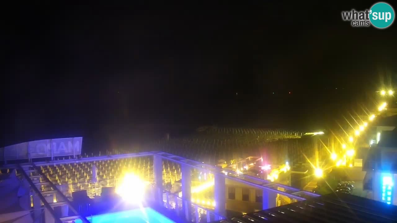 Webcam Caorle Ponente beach from Hotel Marco Polo