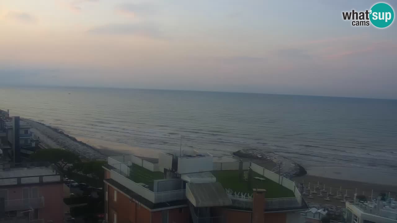 Webcam Spiaggia Ponente – Hotel Marco Polo – Caorle