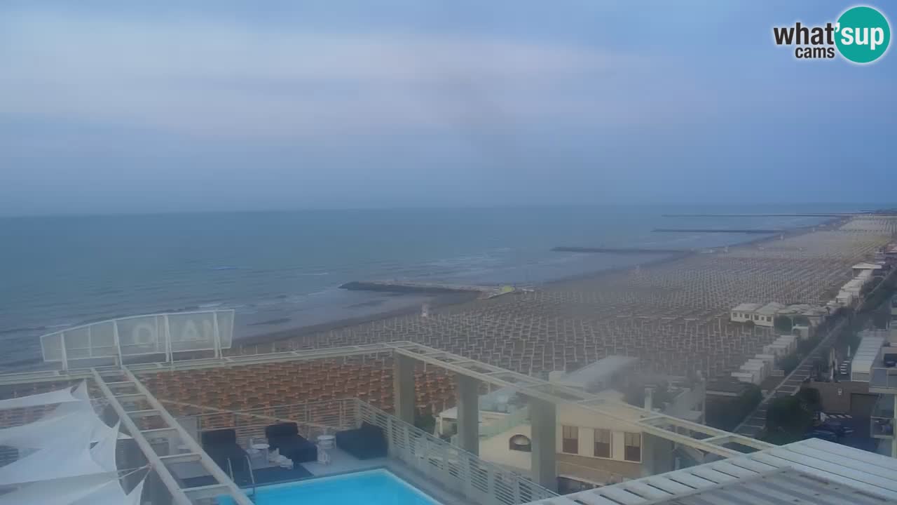 Caorle Plaža Ponente spletna kamera | Hotela Marco Polo