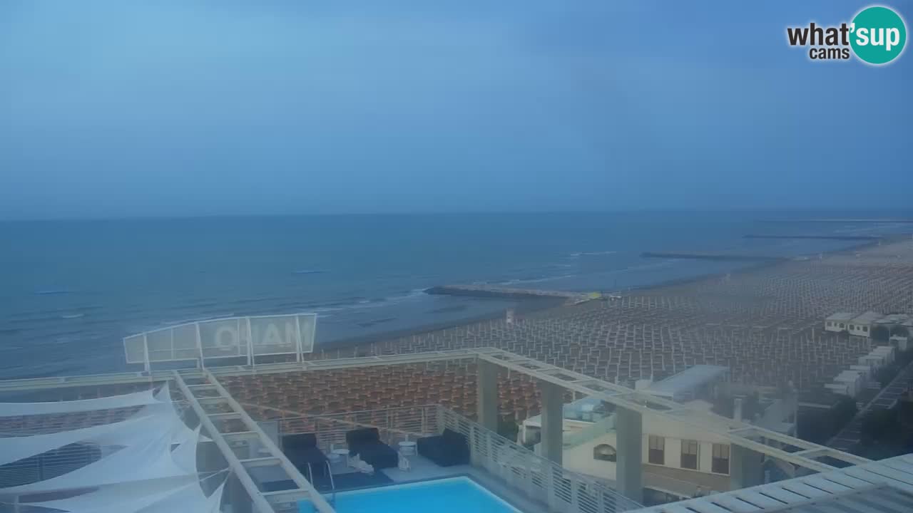 Caorle playa Ponente camera web – Hotel Marco Polo