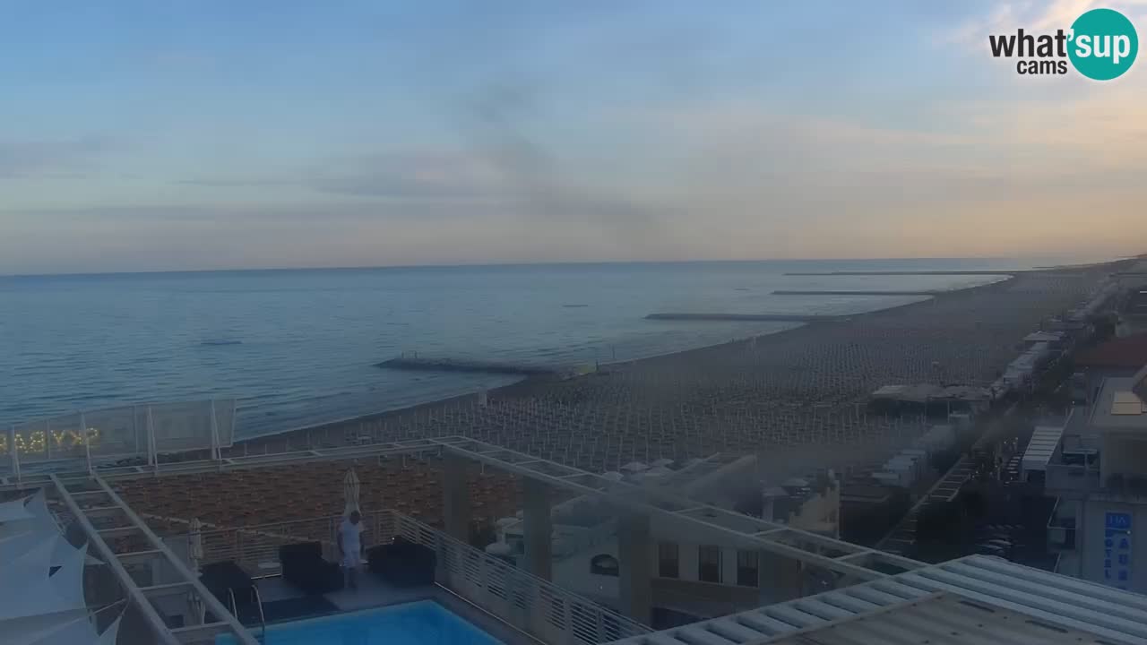 Caorle Plaža Ponente spletna kamera | Hotela Marco Polo