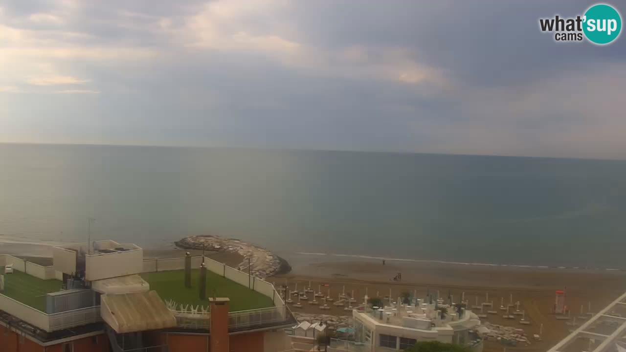 Webcam Spiaggia Ponente – Hotel Marco Polo – Caorle