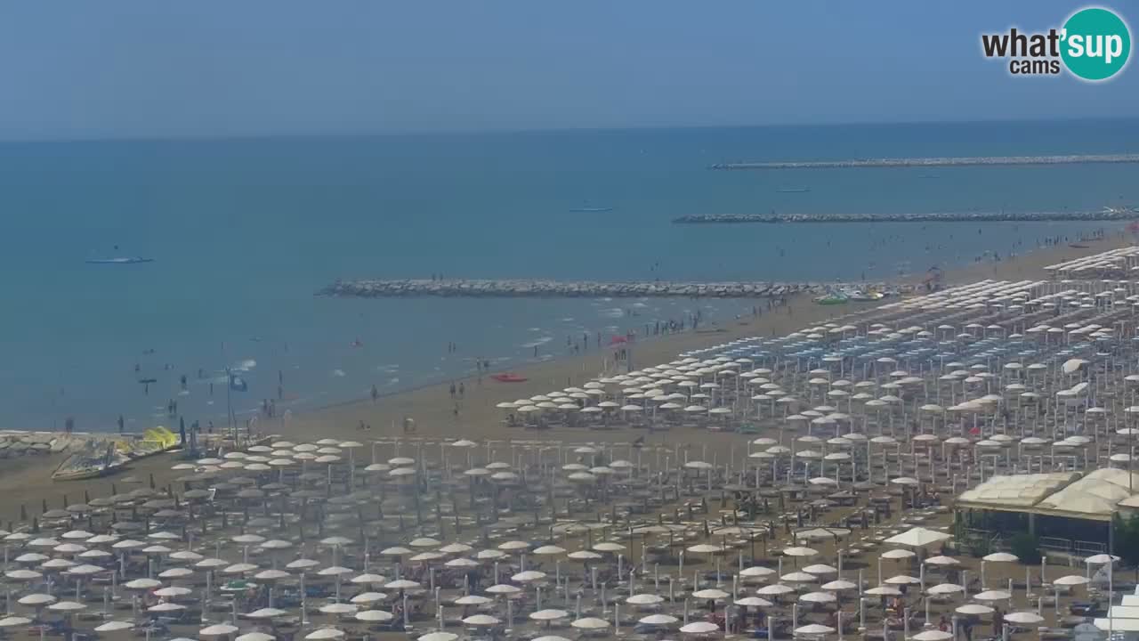 Caorle – Ponente beach webcam live