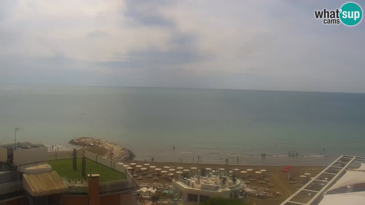 Caorle playa Ponente camera web – Hotel Marco Polo