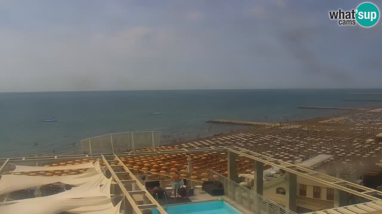 Caorle Plaza Ponente web kamera | Hotela Marco Polo