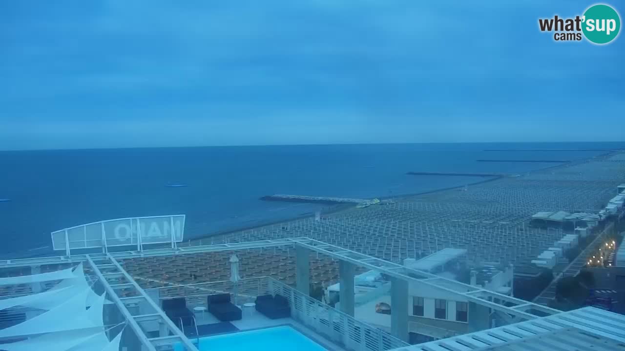 Webcam Spiaggia Ponente – Hotel Marco Polo – Caorle