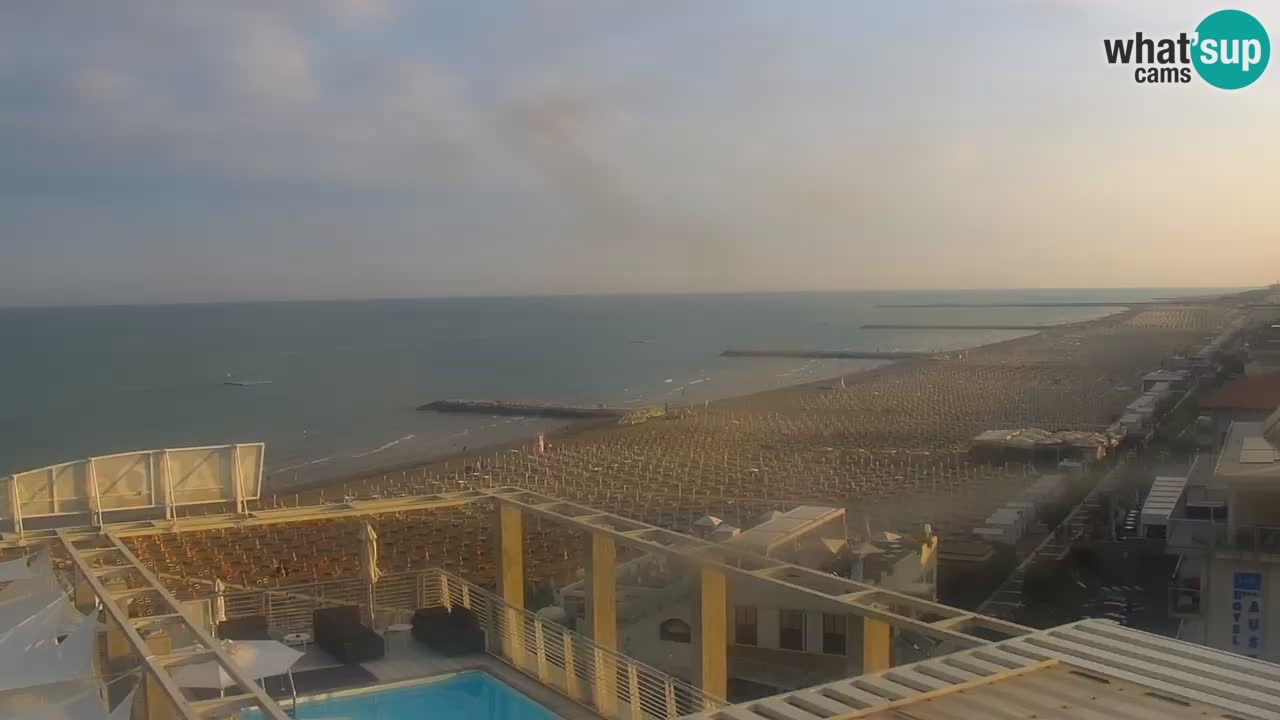 Caorle playa Ponente camera web – Hotel Marco Polo
