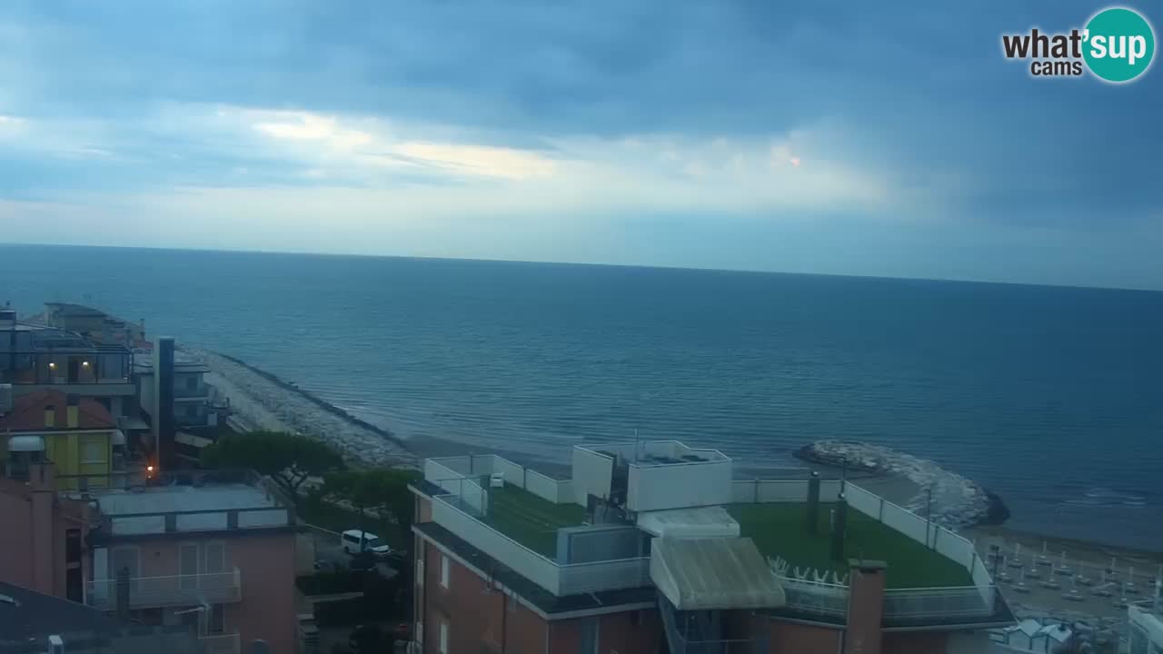 Webcam Spiaggia Ponente – Hotel Marco Polo – Caorle