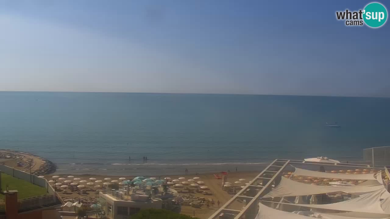 Caorle playa Ponente camera web – Hotel Marco Polo