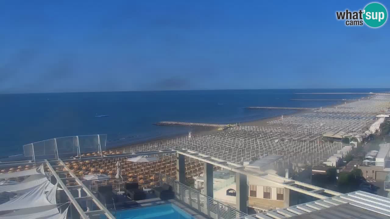Caorle playa Ponente camera web – Hotel Marco Polo