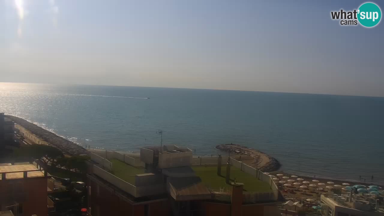 Caorle playa Ponente camera web – Hotel Marco Polo
