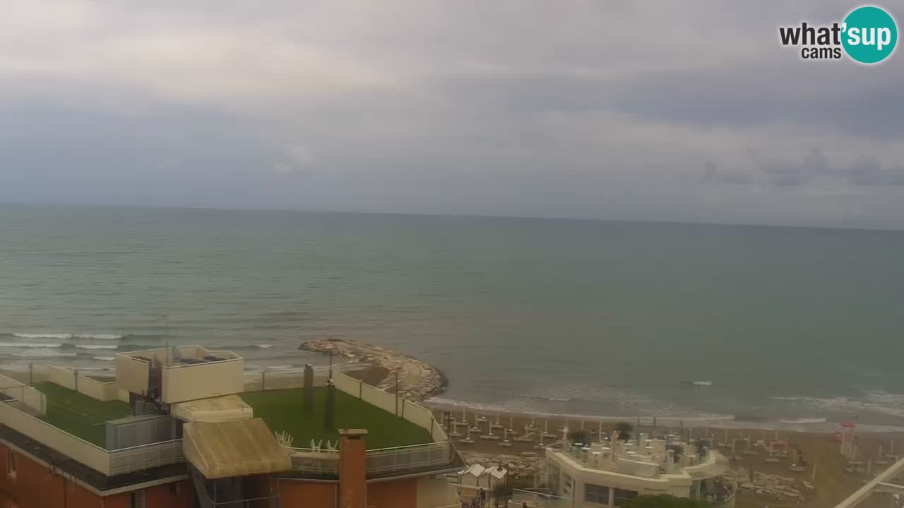 Webcam Caorle Ponente beach from Hotel Marco Polo