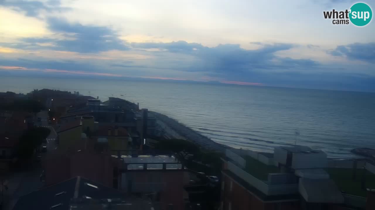 Webcam Spiaggia Ponente – Hotel Marco Polo – Caorle