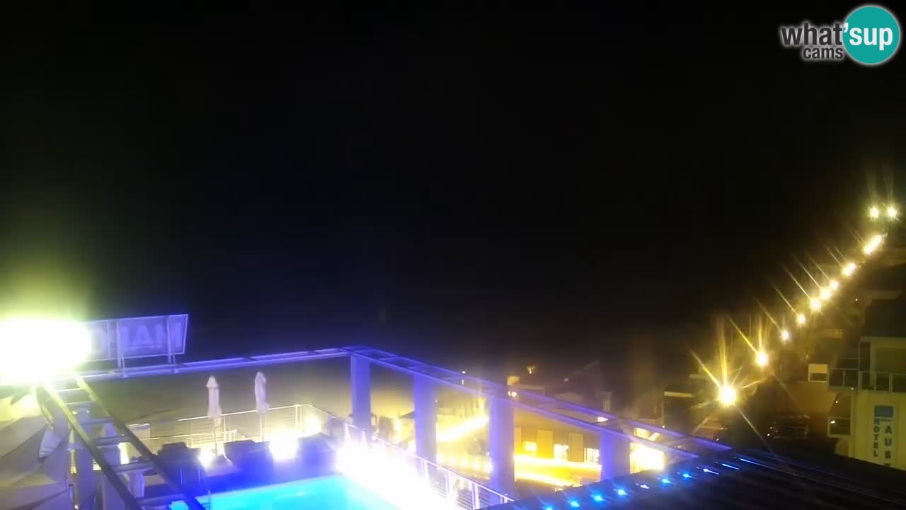 Caorle Plaža Ponente spletna kamera | Hotela Marco Polo