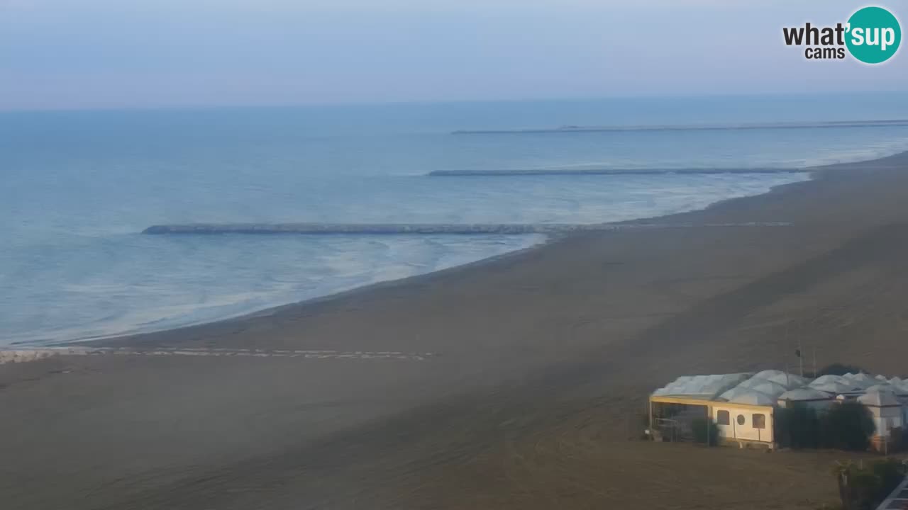Caorle Plaža Ponente spletna kamera | Hotela Marco Polo
