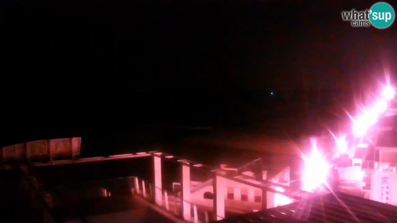 Webcam Caorle Ponente beach from Hotel Marco Polo