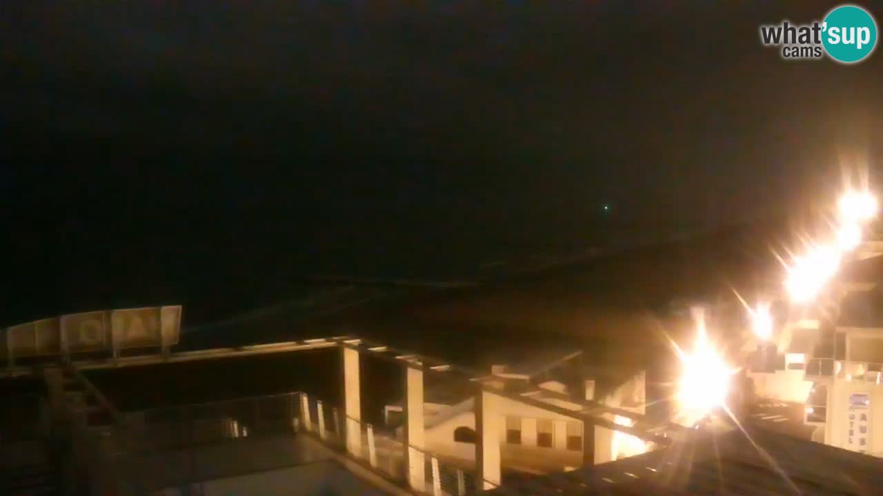 Webcam Caorle Ponente beach from Hotel Marco Polo