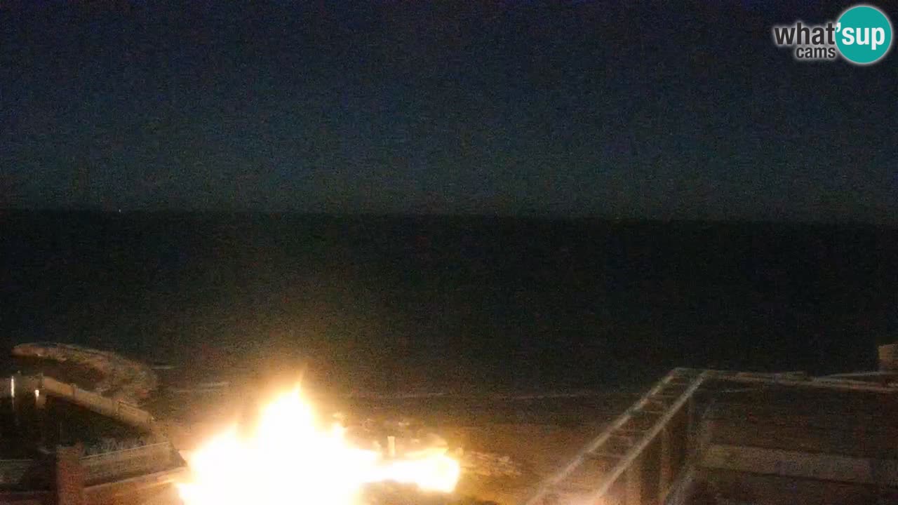 Webcam Caorle Ponente beach from Hotel Marco Polo