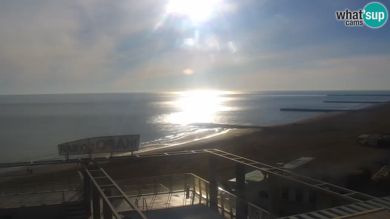 Webcam Spiaggia Ponente – Hotel Marco Polo – Caorle