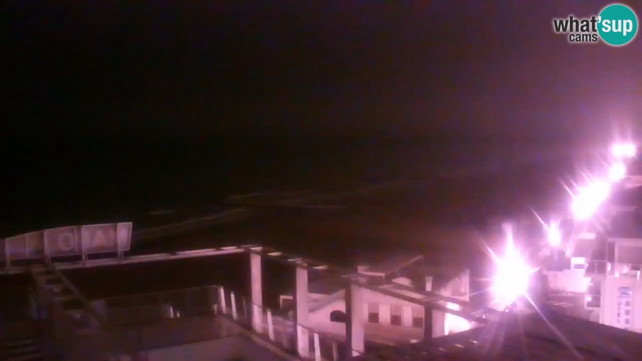 Webcam Caorle Ponente beach from Hotel Marco Polo