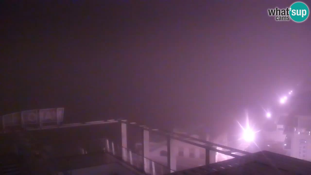 Webcam Caorle Ponente beach from Hotel Marco Polo