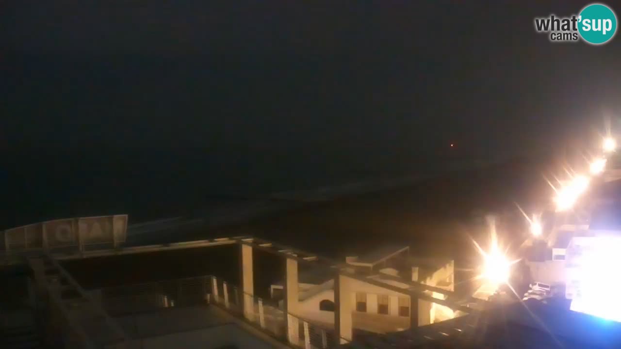 Webcam Caorle Ponente beach from Hotel Marco Polo