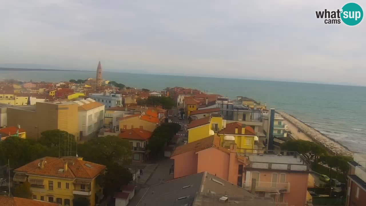 Caorle playa Ponente camera web – Hotel Marco Polo