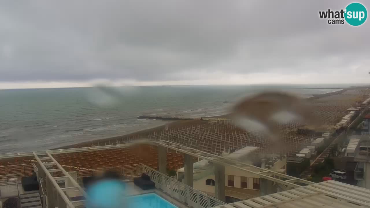 Caorle Plaža Ponente spletna kamera | Hotela Marco Polo