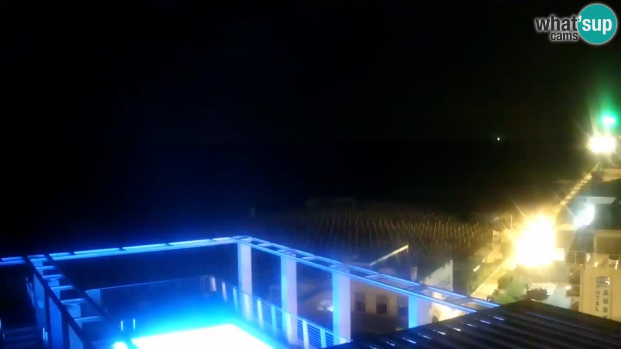 Webcam Spiaggia Ponente – Hotel Marco Polo – Caorle