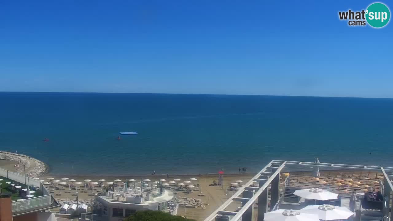 Caorle Plaža Ponente spletna kamera | Hotela Marco Polo