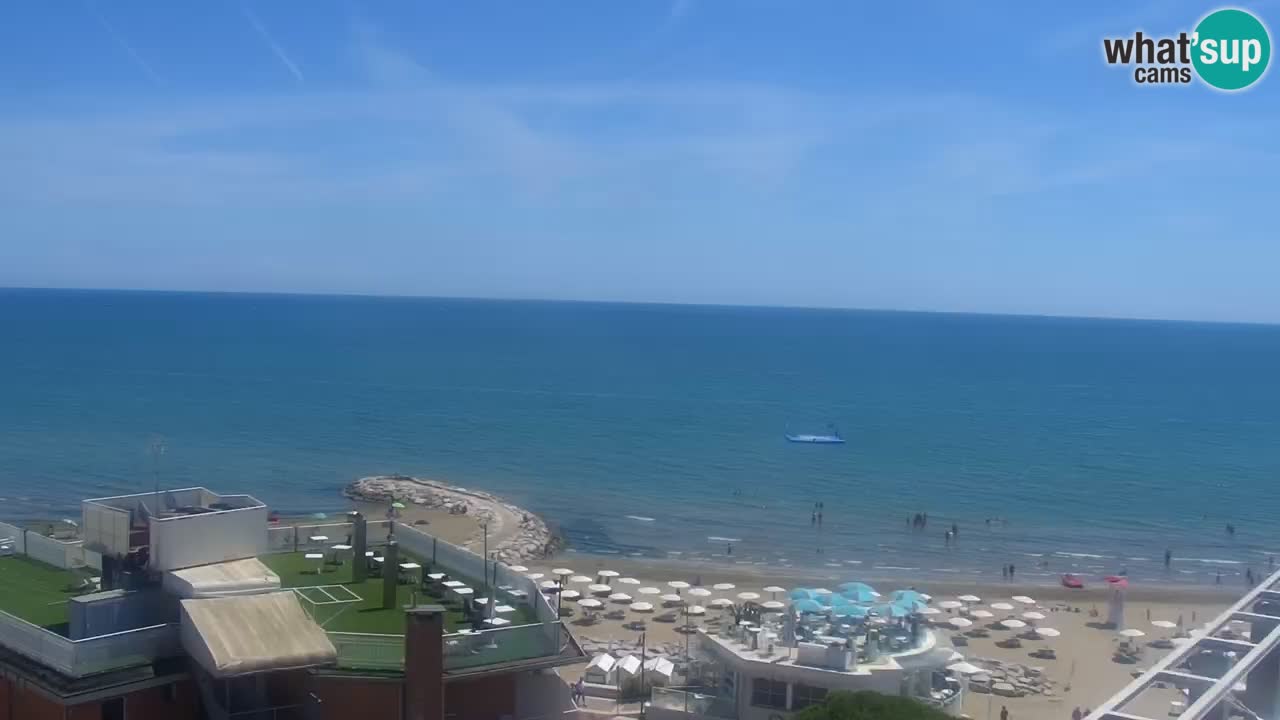 Webcam Caorle Plage Ponente – Hotel Marco Polo