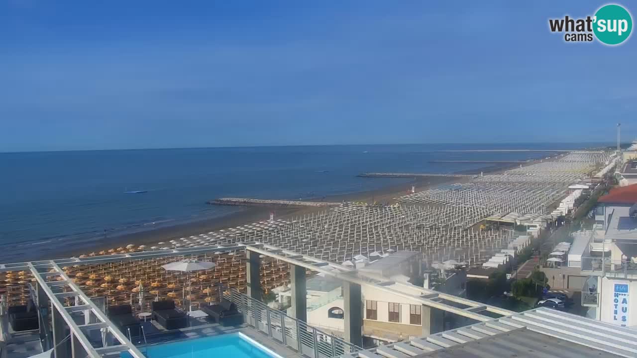 Caorle Plaza Ponente web kamera | Hotela Marco Polo