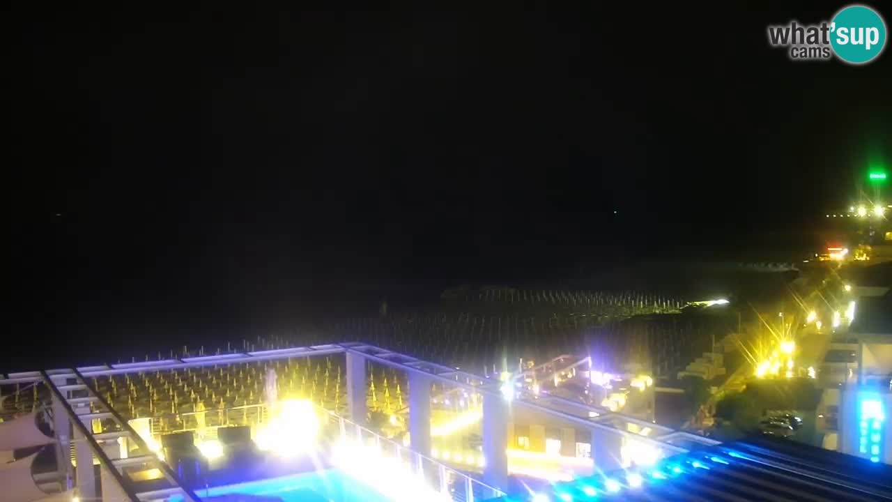 Webcam Caorle weststrand – Ponente Strand nach Hotel Marco Polo