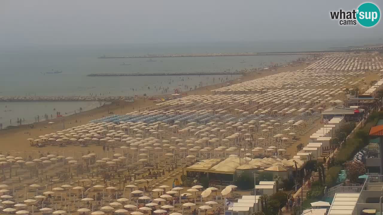 Webcam Spiaggia Ponente – Hotel Marco Polo – Caorle