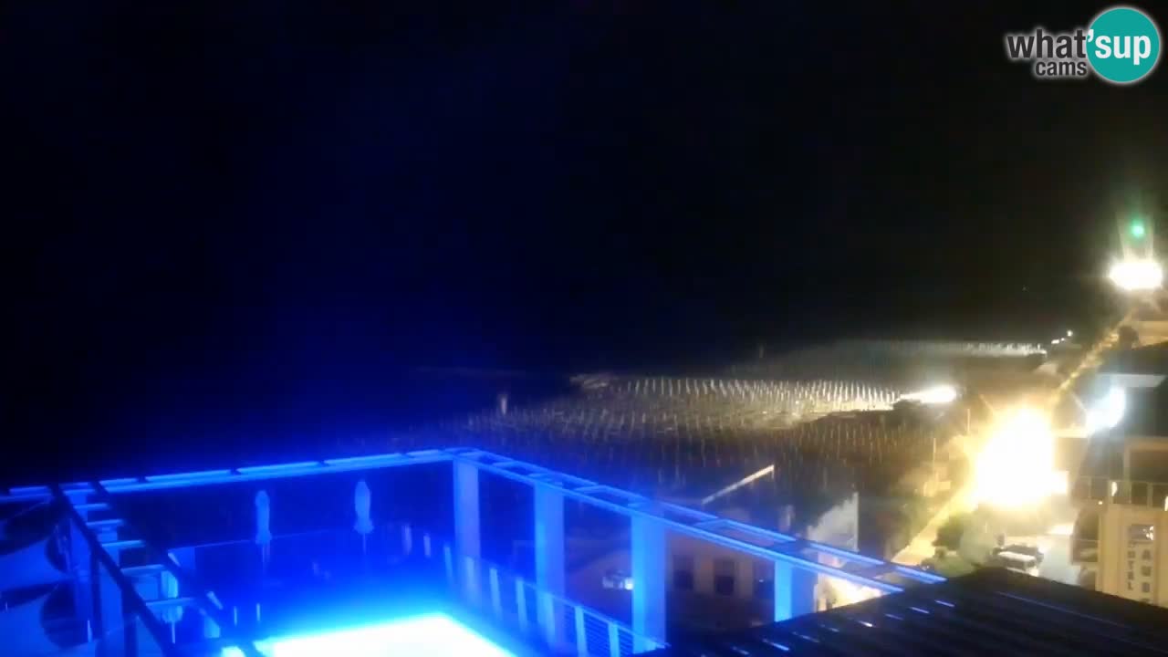 Webcam Spiaggia Ponente – Hotel Marco Polo – Caorle