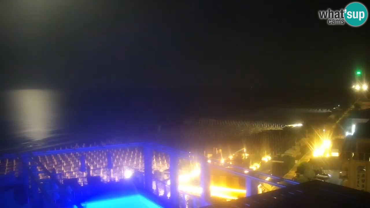 Caorle Plaža Ponente spletna kamera | Hotela Marco Polo