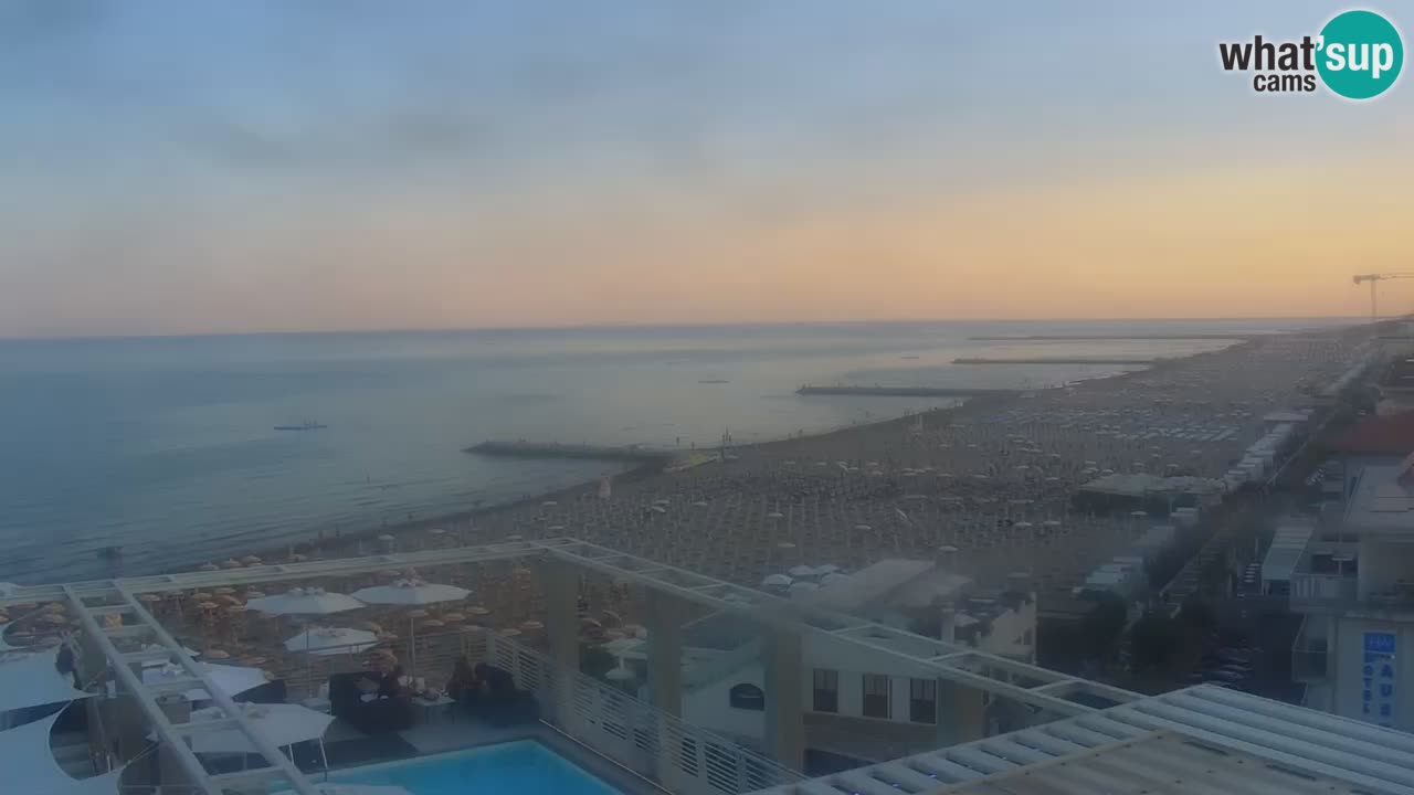 Webcam Spiaggia Ponente – Hotel Marco Polo – Caorle