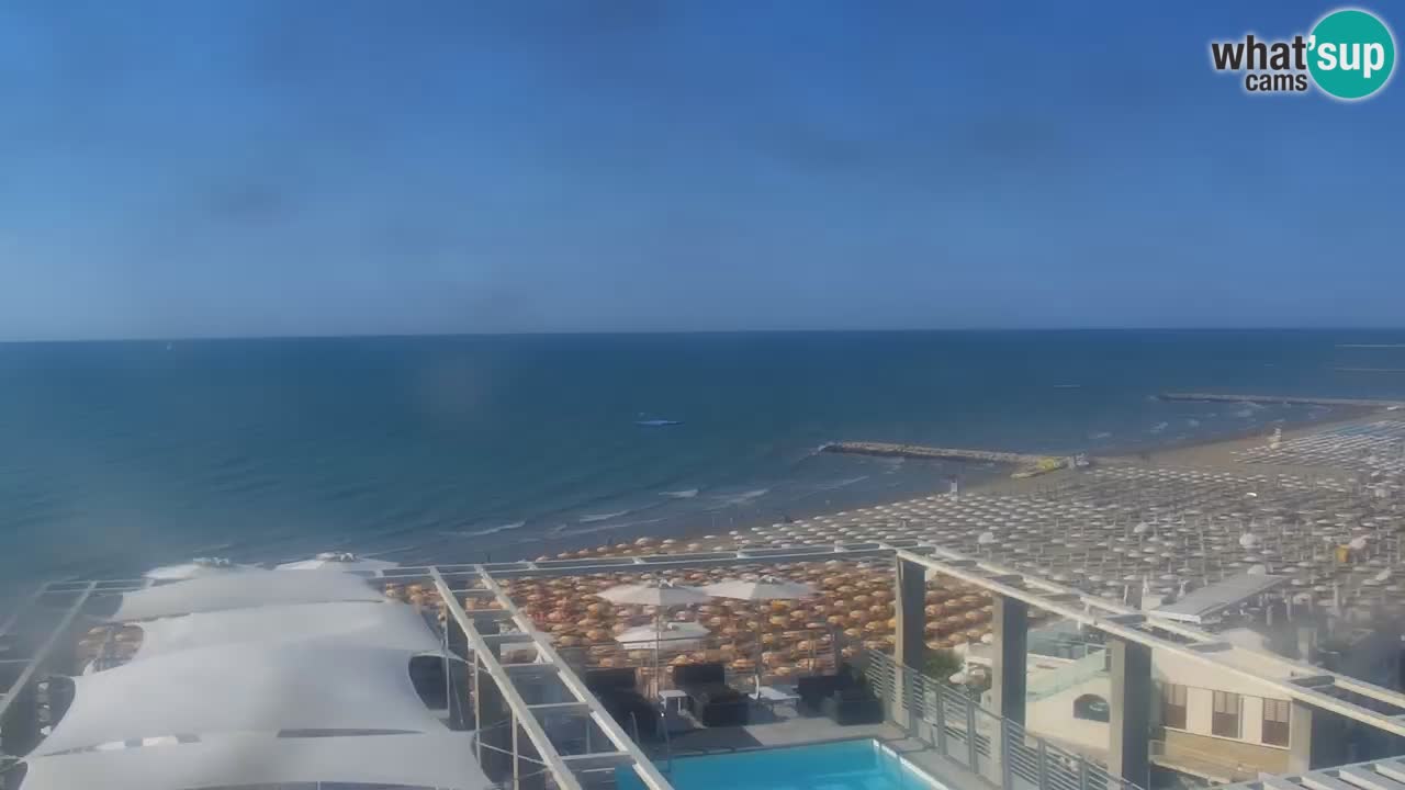 Caorle playa Ponente camera web – Hotel Marco Polo