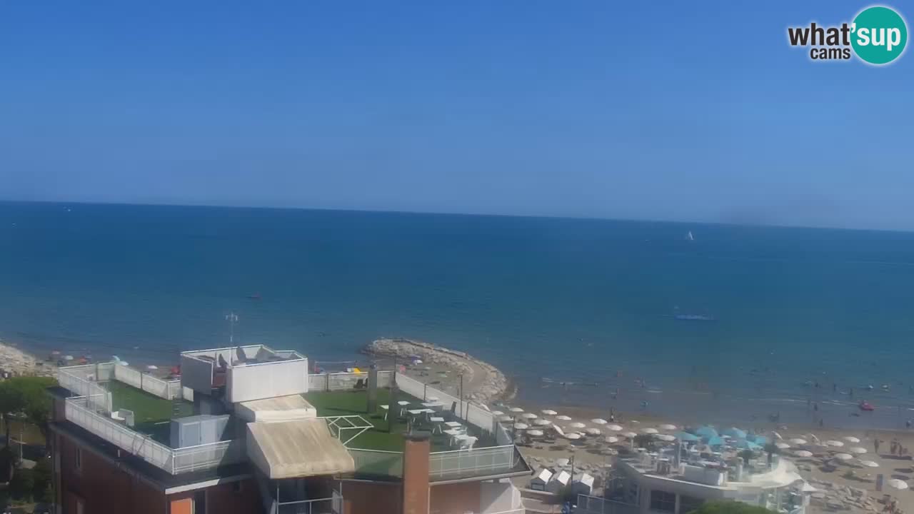 Webcam Spiaggia Ponente – Hotel Marco Polo – Caorle