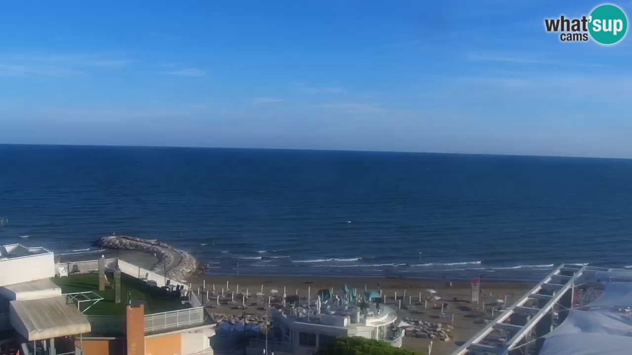 Caorle playa Ponente camera web – Hotel Marco Polo