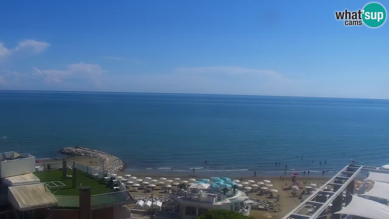 Caorle Plaža Ponente spletna kamera | Hotela Marco Polo