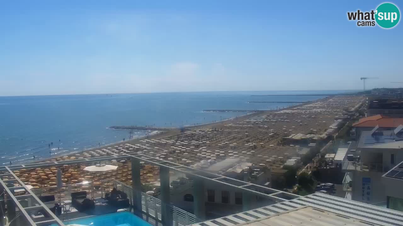 Caorle playa Ponente camera web – Hotel Marco Polo